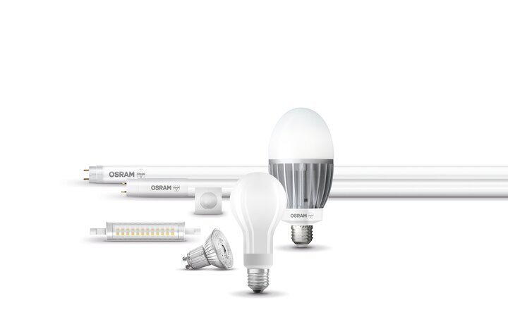 SLR conforme LED lampen van LEDVANCE zijn beschikbaar als vervanger voor traditionele lichtbronnen voor vele toepassingen. 