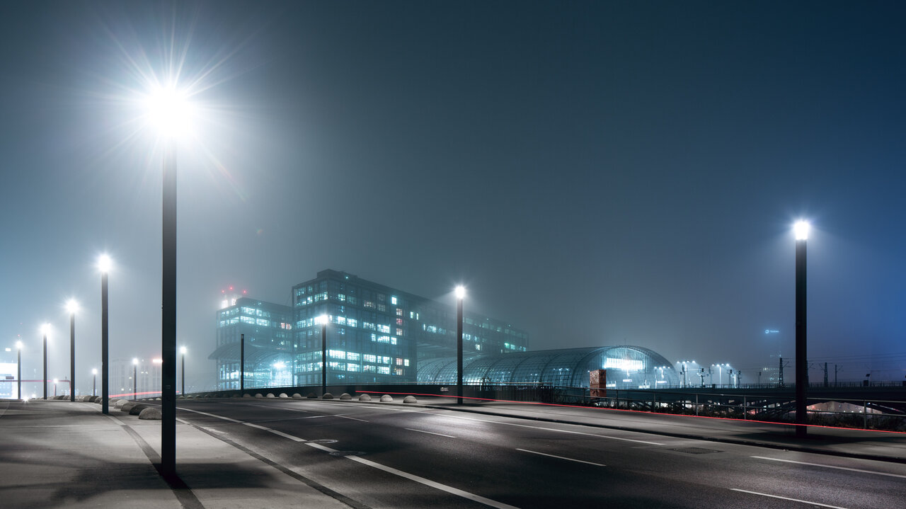 For street lights that will continue in service for many years to come, the new HQL LED lamps are the instant solution offering optimum light for towns and cities on a tight budget. Picture: