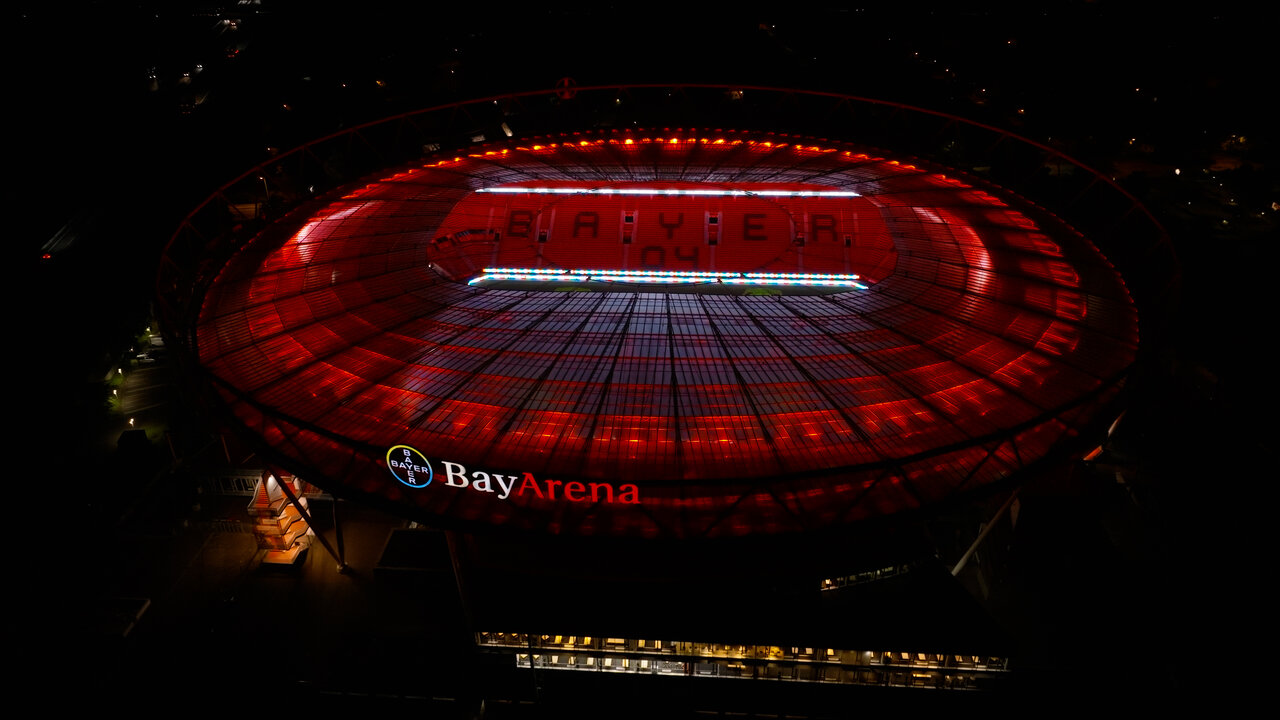 LEDVANCE und Bayer 04 Leverkusen setzen bei der Beleuchtung der BayArena neue Maßstäbe.