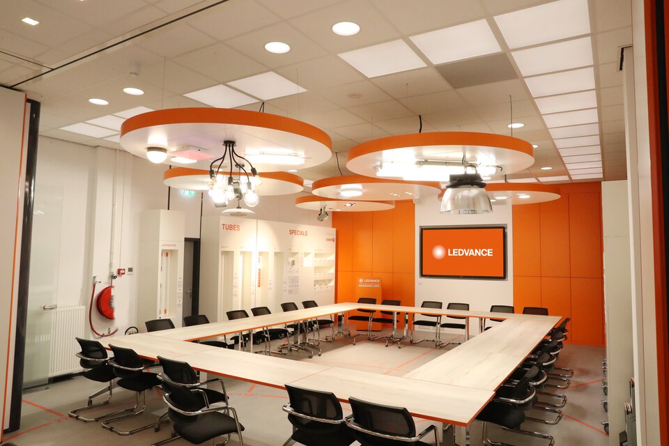 Verlichtingsoplossingen voor het nieuwe kantoor van LEDVANCE Benelux