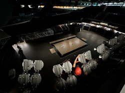 Installation im WiZink Center, Madrid 