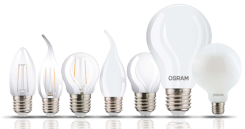 Lámparas LED de vidrio completo